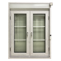 Albania Burglar Proof Control Louver Dust Proof Privacy Shade Swing Casement Aluminium Window For Veranda